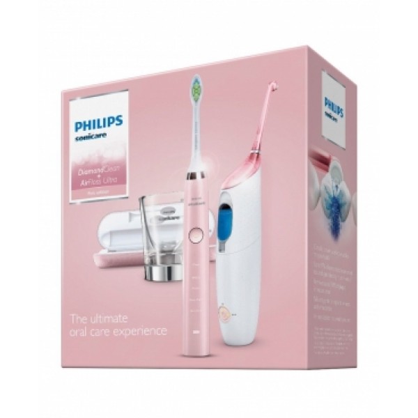 Комплект AirFloss Ultra Pink + Diamond Clean Pink, SC - HX8391/02