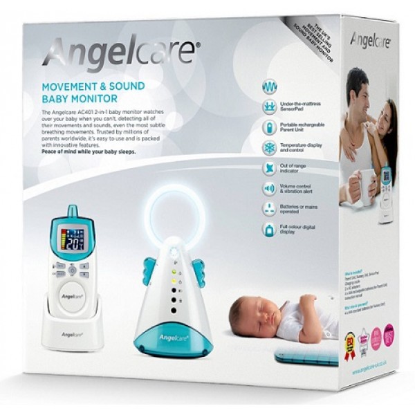 Angelcare® AC 401, монитор за движение и звук… 2 монитора в 1