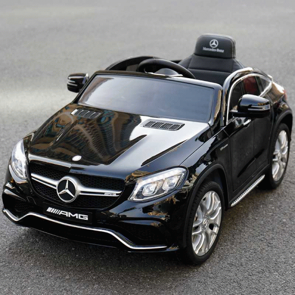 Акумулаторна кола Mercedes GLE63 Coupe с меки гуми и кожена седалка