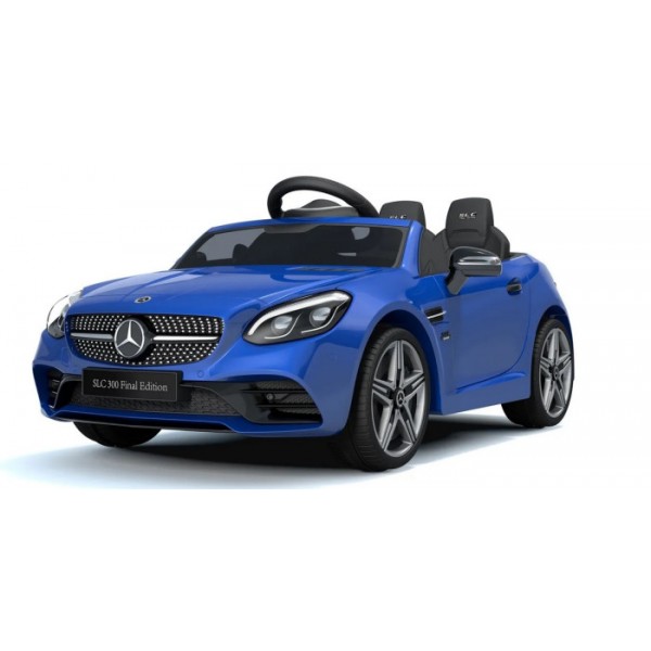 Акумулаторна кола Mercedes SLC300 с меки гуми и кожена седалка 12V Ibizo