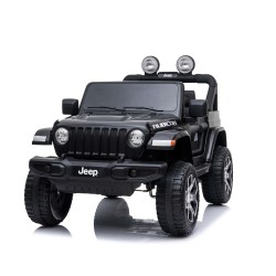 Акумулаторна кола Licensed Jeep Wrangler Rubicon Black SP