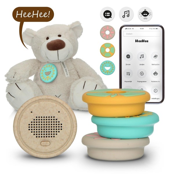 Комплект плюшена играчка с интерактивен чат бутон HeeHee