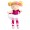 Плюшена играчка Doudou Les Tutus de Doudou кукли балерина 20 см