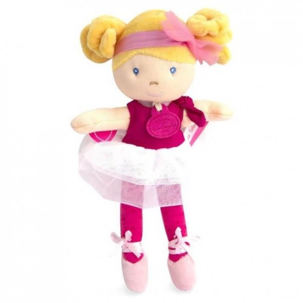Плюшена играчка Doudou Les Tutus de Doudou кукли балерина 20 см
