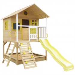 Голяма Детска Къща GINGER HOME Дървена, 258х271.5х291 см.