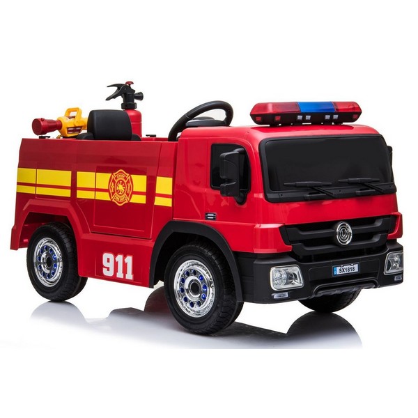 Акумулаторен камион пожарна Fire Truck, 12V