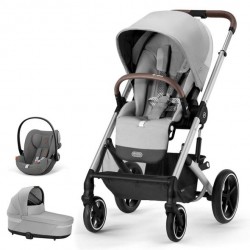 Бебешка количка 3 в 1 Cybex Balios S Lux + кош  + адаптери + стол за кола  Бебешка количка 3 в 1 Cybex Balios S Lux + кош  + адаптери + стол за кола