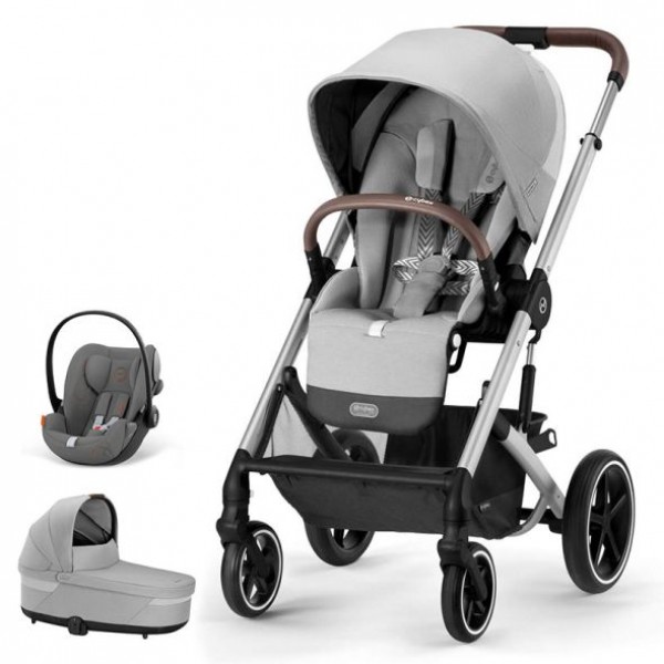 Бебешка количка 3 в 1 Cybex Balios S Lux + кош  + адаптери + стол за кола 