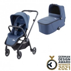 Комбинирана бебешка количка 2 в 1 Recaro - Duo Sadena Prime
