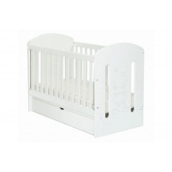 БЕБЕШКА КОШАРА ОТ МДФ NUBA LANZA С МДФ РЕШЕТКА 