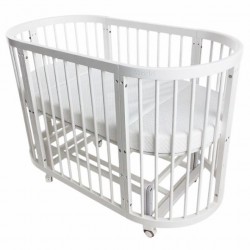 Бебешка кошара Azaria Multi 8 в 1, с матрак, 60/120 см