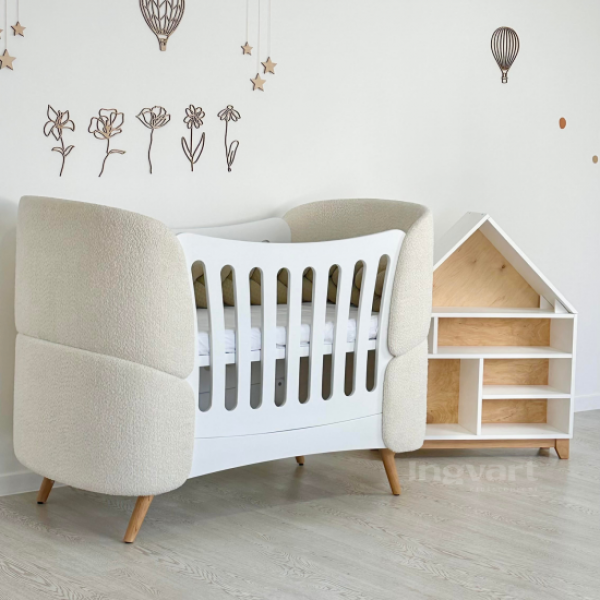 Ingvart Oval Трансформиращо се легло люлка букле