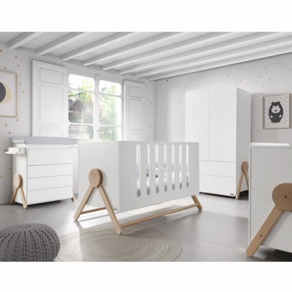 Трансформиращо се легло BIG SWING COT-140x70 - white/scandinavian