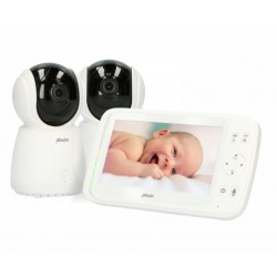 Alecto Видеофон за бебе 5"  DVM 275 и 2 камери DVM 275C White