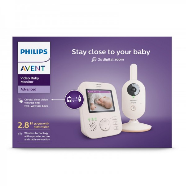 Дигитален видео бебефон Philips AVENT Advanced SCD881/26