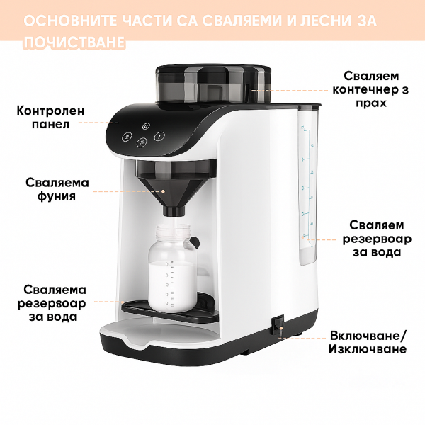 Babyhome уред за приготвяне на мляко Milk Prep