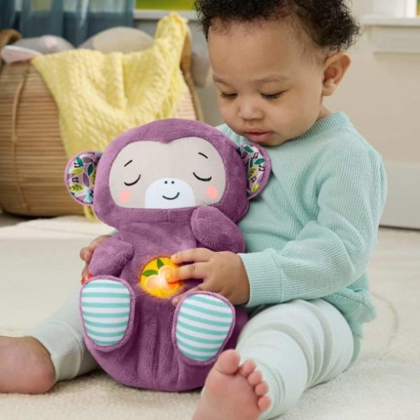 Плюшeна играчка Purple Monkey Soothe and Snuggle