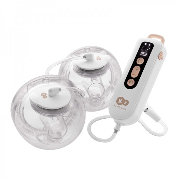 Kinderkraft GENTLEFLOW двойна електрическа помпа за кърма с таймер