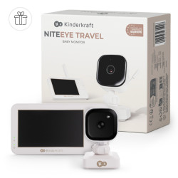KinderKraft NITEEYE TRAVEL бебефон със собствена батерия и офлайн